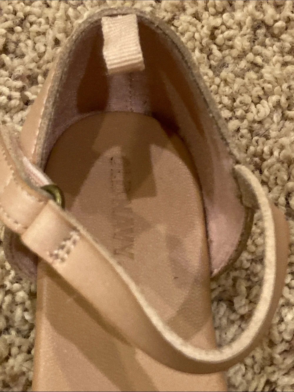 Old Navy Mauve Pink Ankle-Strap Flats